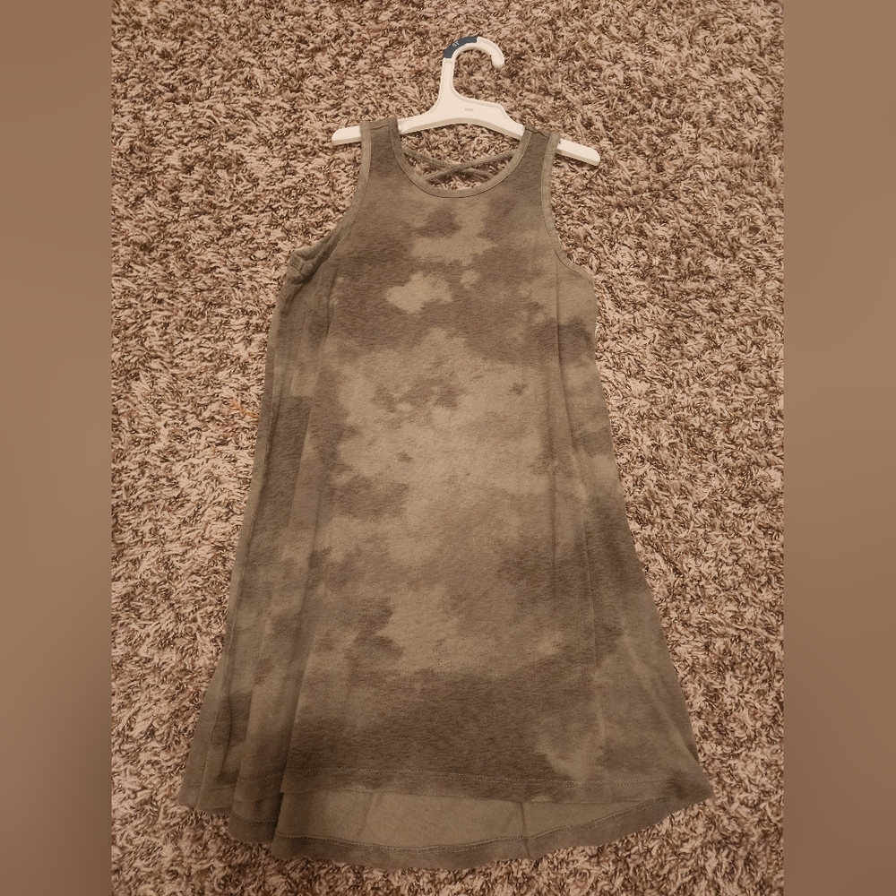 Old Navy Green Sleeveless Halter Sheath Dress